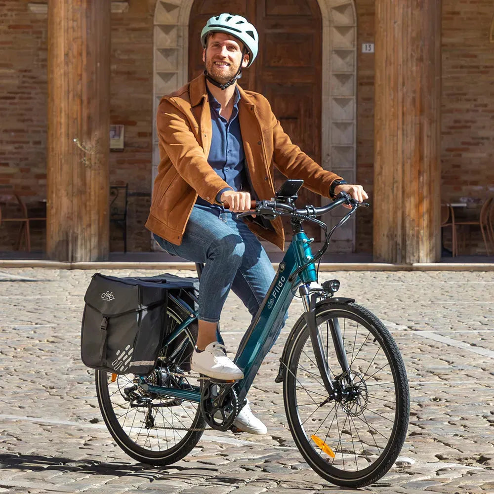 Fiido C11 Pro rider image for The Lifty Labs Dublin City Council Bike to Work guide