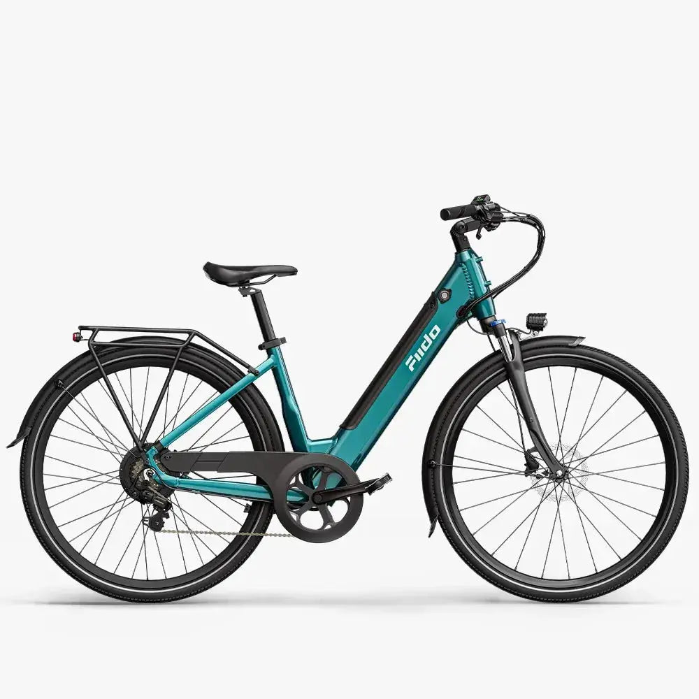 Fiido C11 Electric City Commuter Bike front product view in Ireland