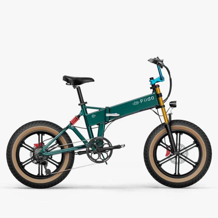 Fiido M1 Pro Fat Tyre Electric Bike front product view in Ireland