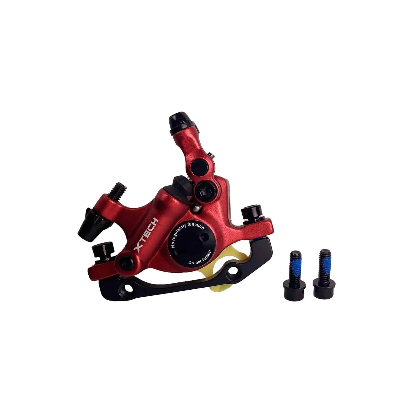 Red Xtech brake caliper - The Lifty Electric