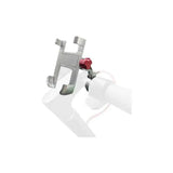 Silver color 3D phone holder