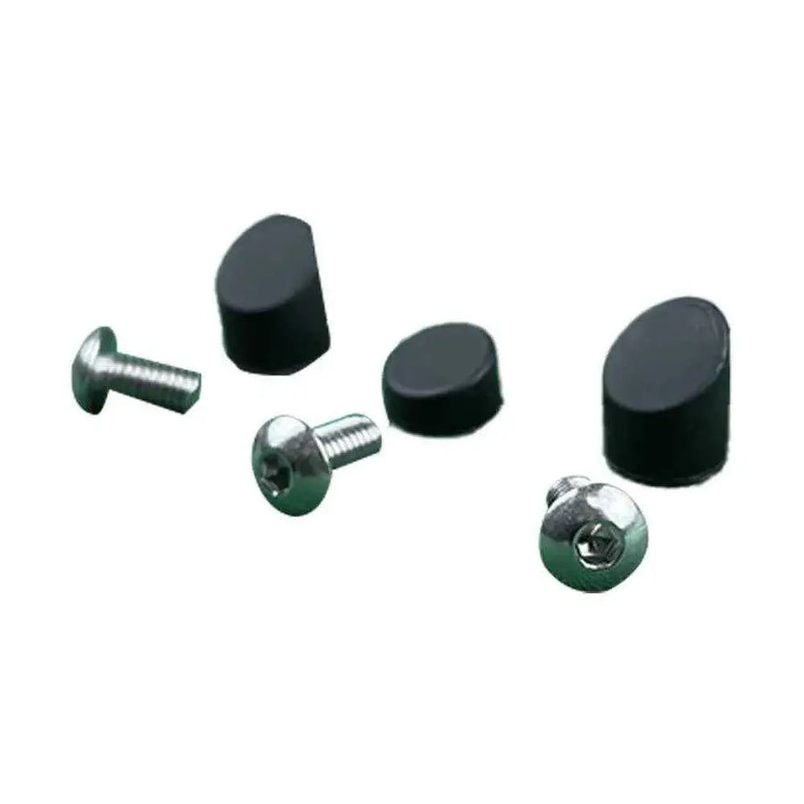 Black Mudguard Caps + 3 Stainless Steel Screws Xiaomi M365