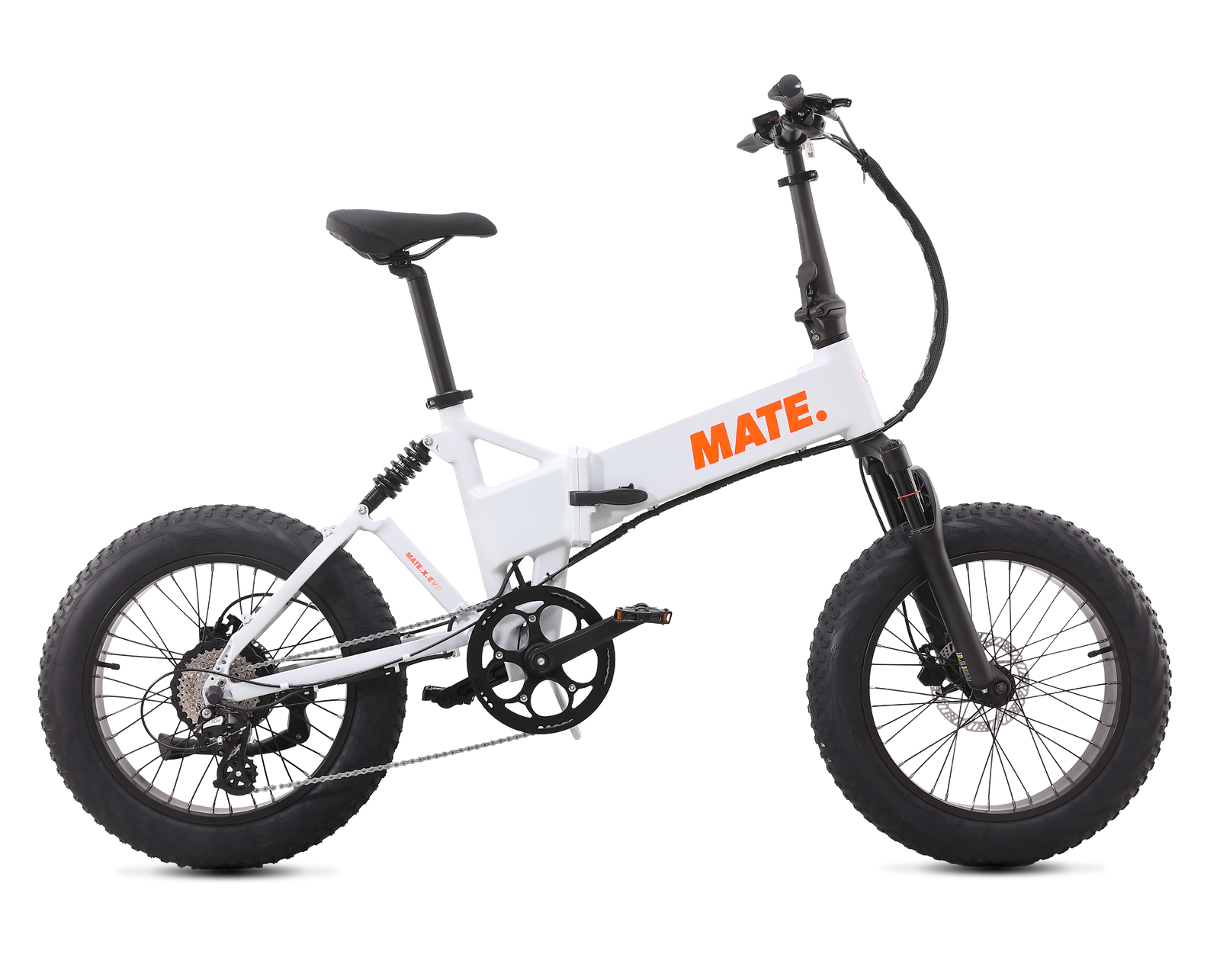 MATE X EVO Fat Tyre Electric Bike official product image on white background