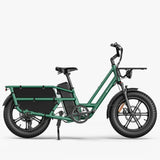 Fiido T2 Longtail Cargo Electric Bike front product view in Ireland